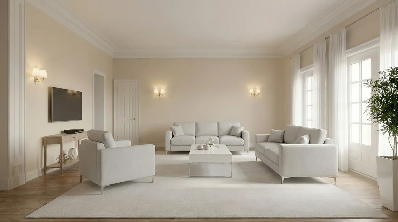 Hero room after redecoration — bright modern decor